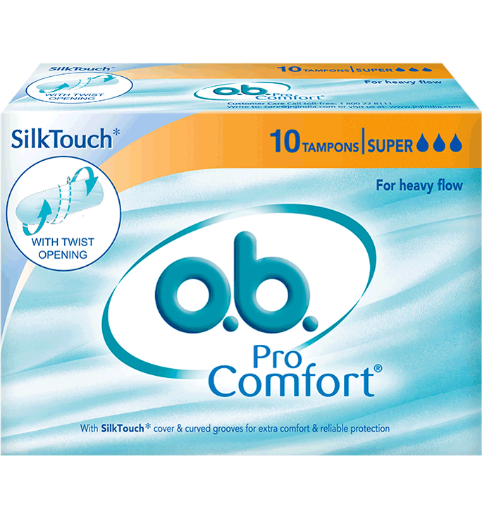O.B. Tampons, Non Applicator Tampons Stayfree® India
