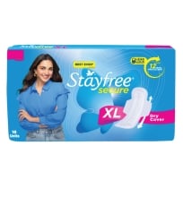 Stayfree Secure Cottony Soft Sanitary Pads (Extra Large Wings